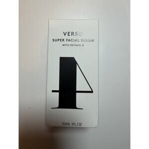 VERSO 4 SUPER FACIAL SERUM W/RETINOL 8 1 FL OZ/30ML, BNIB FS, RTL $130